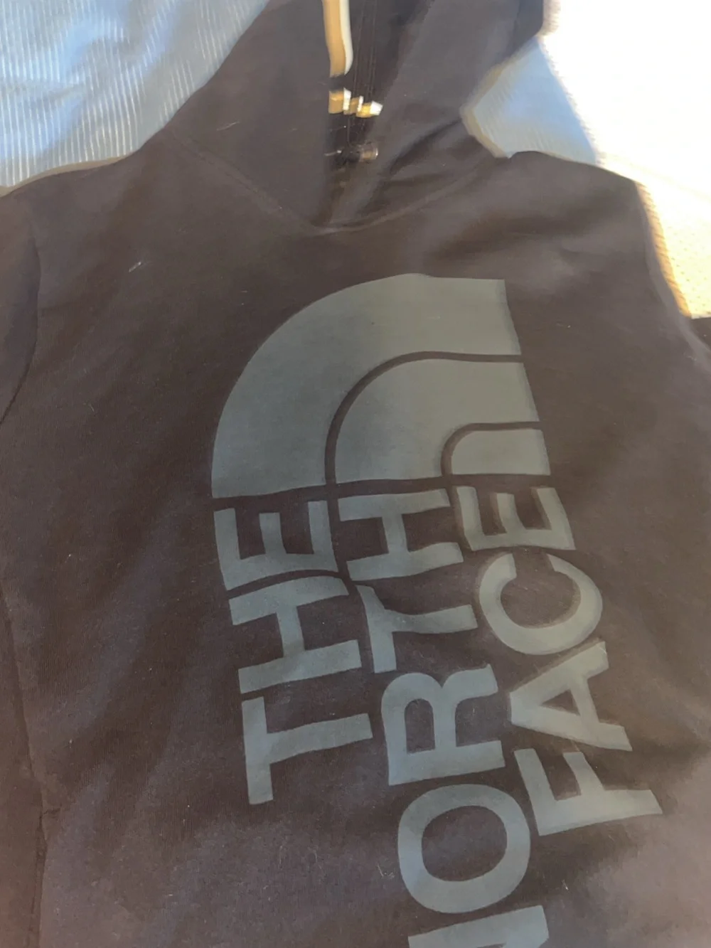 The North Face Black Hoodie with Slate Logo